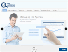 Tablet Screenshot of pro-inspector.net